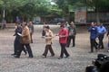SBY dan keluarga nyoblos...