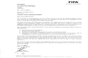 Surat FIFA di Menpora...
