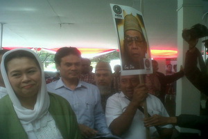 Keluarga Gus Dur tiba...