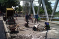 Jembatan jebol, Jalur...