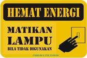 Ini tips hemat energi...
