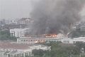 Gedung Setneg terbakar,...