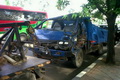 3 mobil terlibat tabrakan...