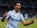 Aguero tunda pesta United