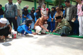 Dubes AS ngecat lapangan...