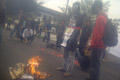 Dua kali foto SBY dibakar...
