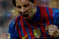 Lukisan Messi ini terbuat...