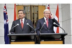 SBY-Rudd bahas daging...