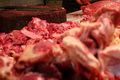Pedagang ini jual daging...