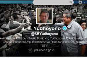Lewat twitter, SBY tetapkan...