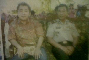 Kapolres Bone bekingi...