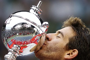 Del Potro gondol gelar...