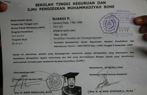 Jenazah teroris Bone...