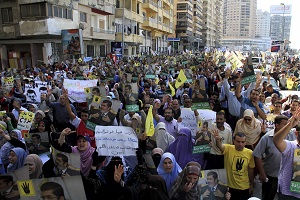 Morsi cs diadili, Mesir...
