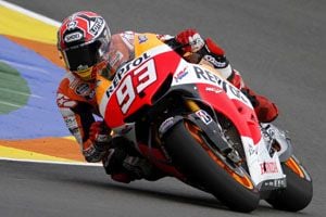 Rookie Marc Marquez...
