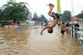 Terendam banjir, sebagian...