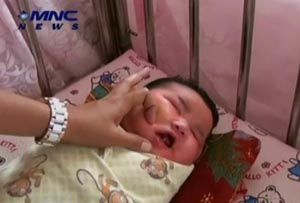 Baru lahir, bayi gemuk...