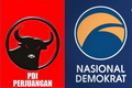 PDIP-Nasdem atur strategi...