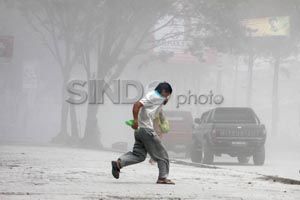 Awan panas Sinabung...