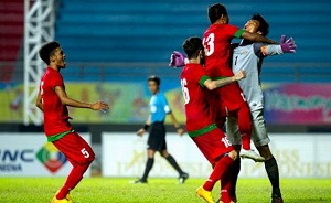 Tim Garuda Muda juara...
