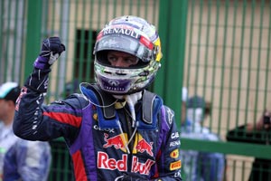 Kemenangan Vettel tutup...