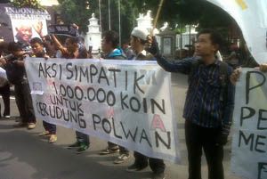 Gerakan satu juta koin...