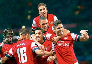 Arsenal tertahan di...