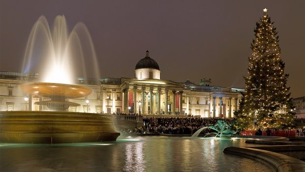 Trafalgar Square, jantung...