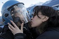 Demonstran cantik Italia...