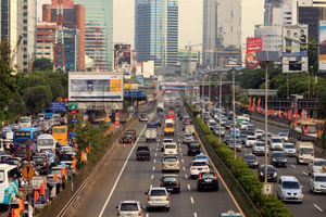 Penutupan pintu tol...