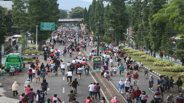 Car Free Night, kawasan...