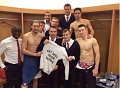 Dukungan pemain Arsenal...