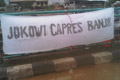 Spanduk Jokowi capres...