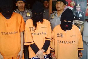 Polisi tangkap pelaku...