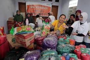 Sejumlah balita di pengungsian...