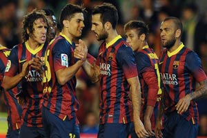 Barcelona jebol gawang...