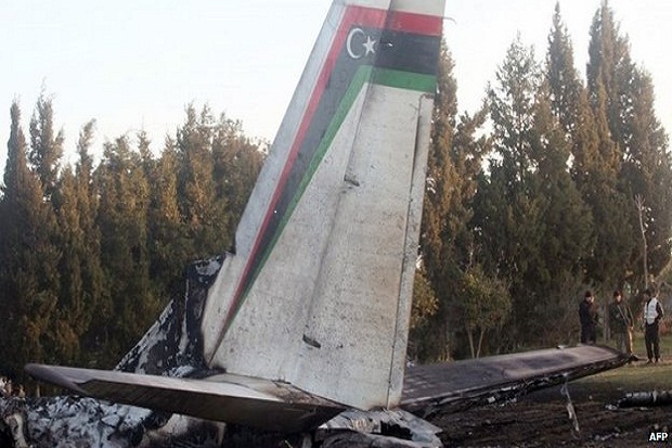 Pesawat medis Libya...