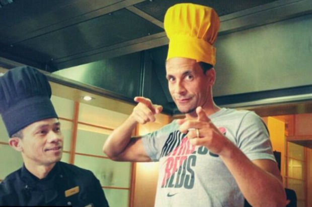 Rio Ferdinand jadi koki