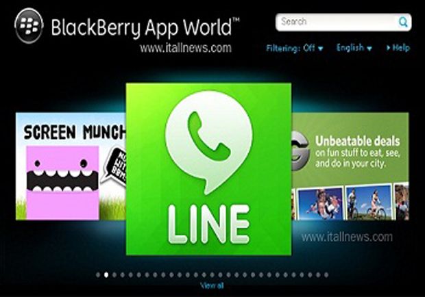 LINE luncurkan aplikasi...