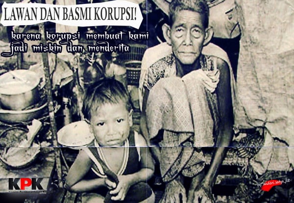 Tulis korupsi pejabat,...