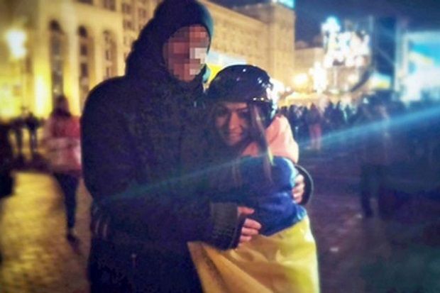 Demonstran cantik Ukraina...
