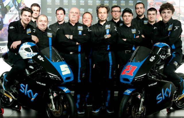 Sky VR46 miliki Valentino...