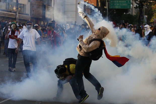 Demonstran Venezuela...