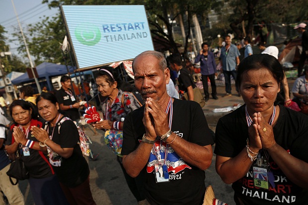 Status darurat di Bangkok...