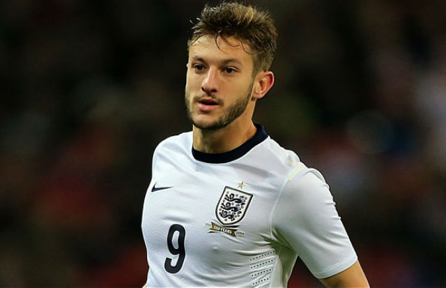 Adam Lallana senang...