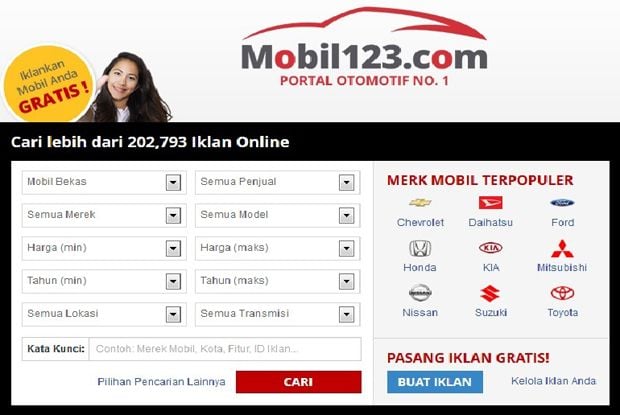Mobil123.com disuntik...