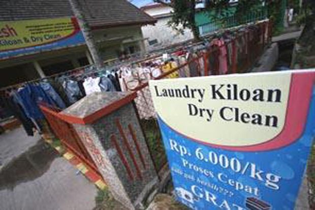 Pendapatan bisnis laundry...