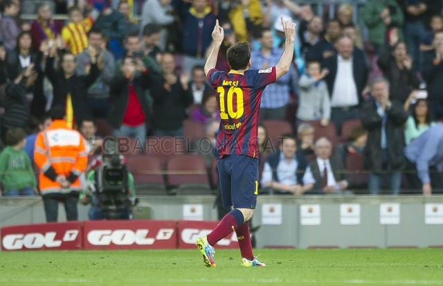 Messi pencetak gol terbanyak...