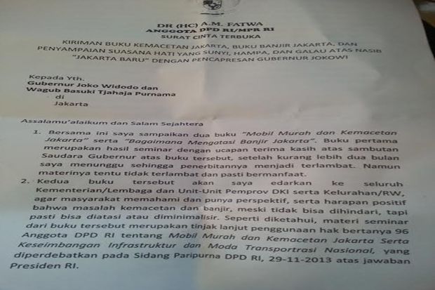Surat cinta AM Fatwa...
