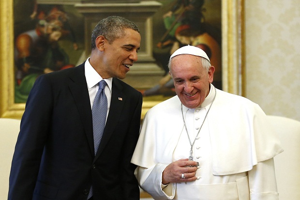 Bertolak ke Roma, Obama...